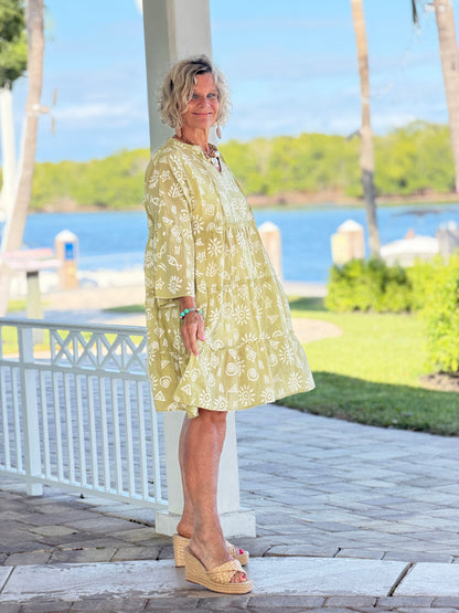 SOUTHERN CHARM COTTON DRESS