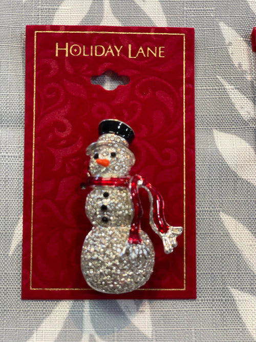Snowman Pin