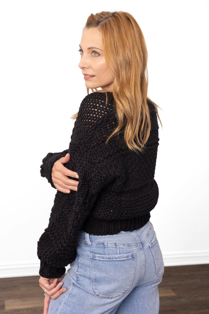 ALB Custom Women's Oversized Chunky Knit Sweater