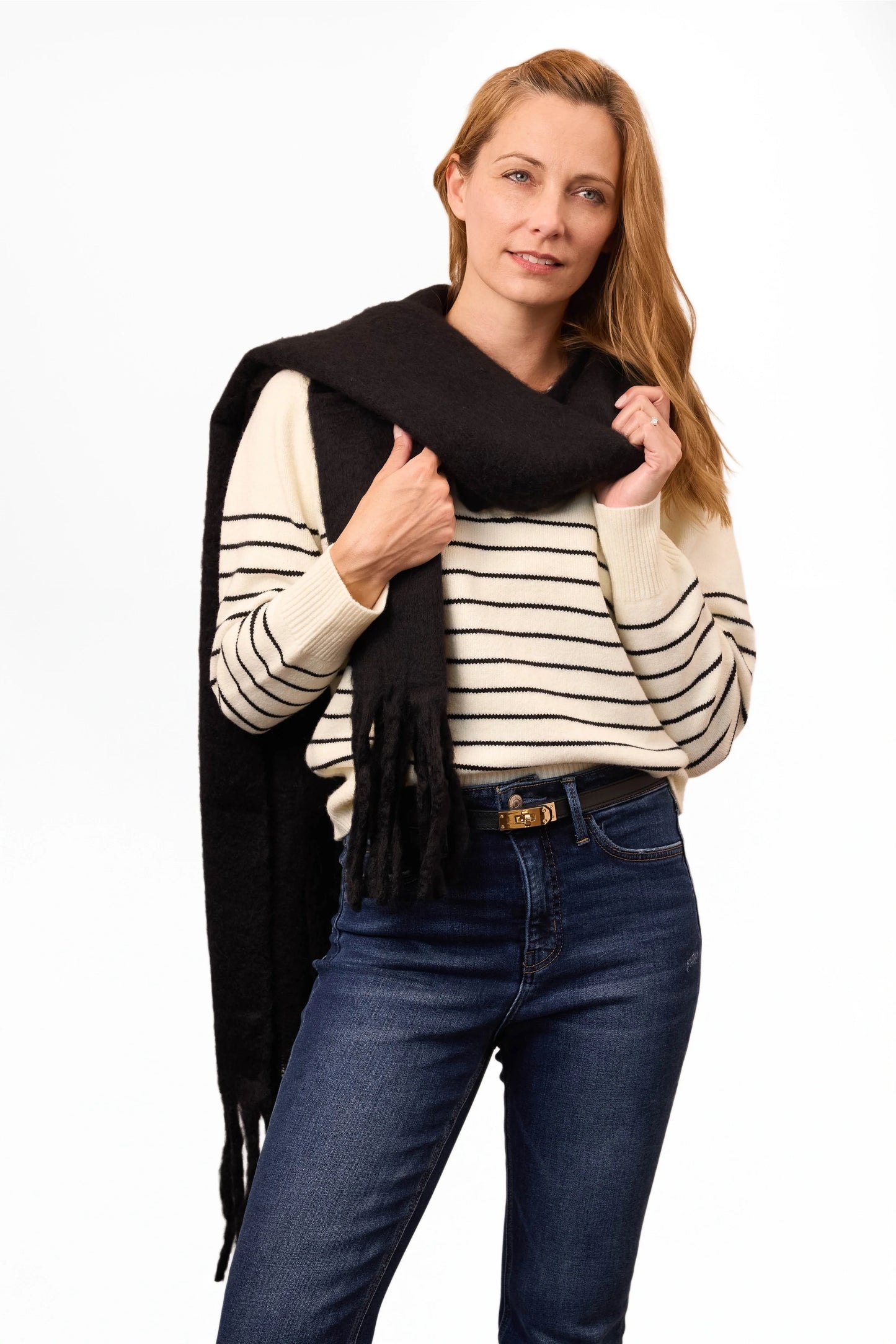 ALB Custom Women's Solid Fleece Scarf
