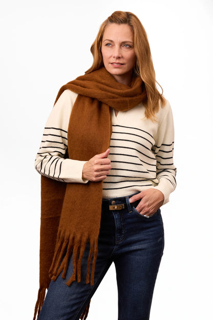 ALB Custom Women's Solid Fleece Scarf