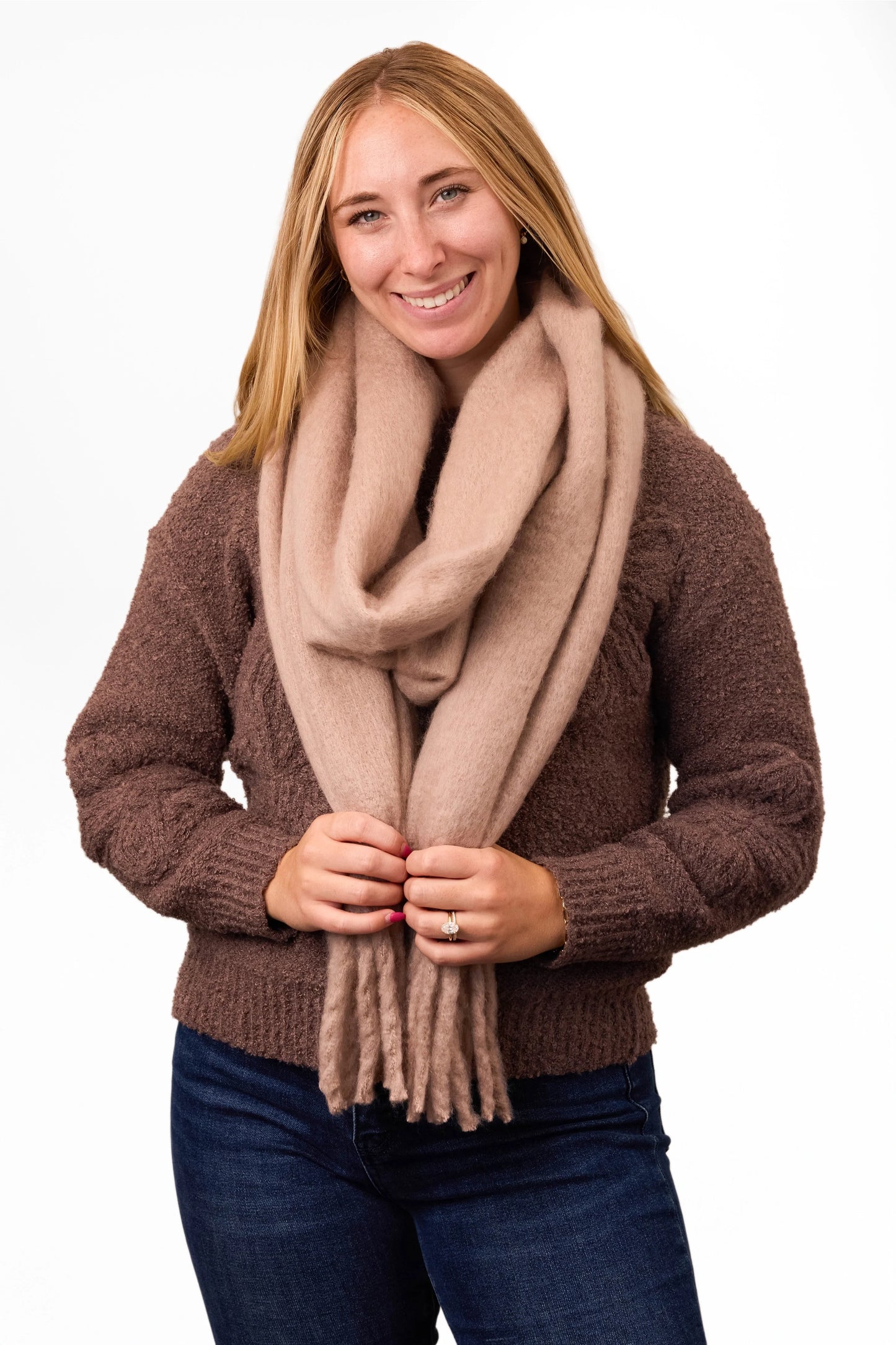 ALB Custom Women's Solid Fleece Scarf