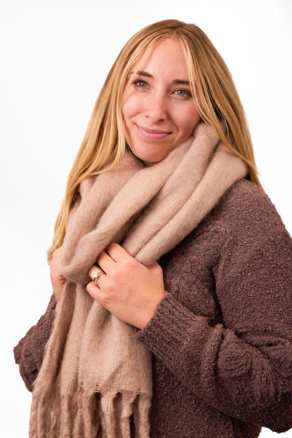 ALB Custom Women's Solid Fleece Scarf