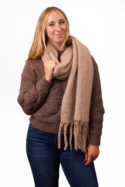 ALB Custom Women's Solid Fleece Scarf
