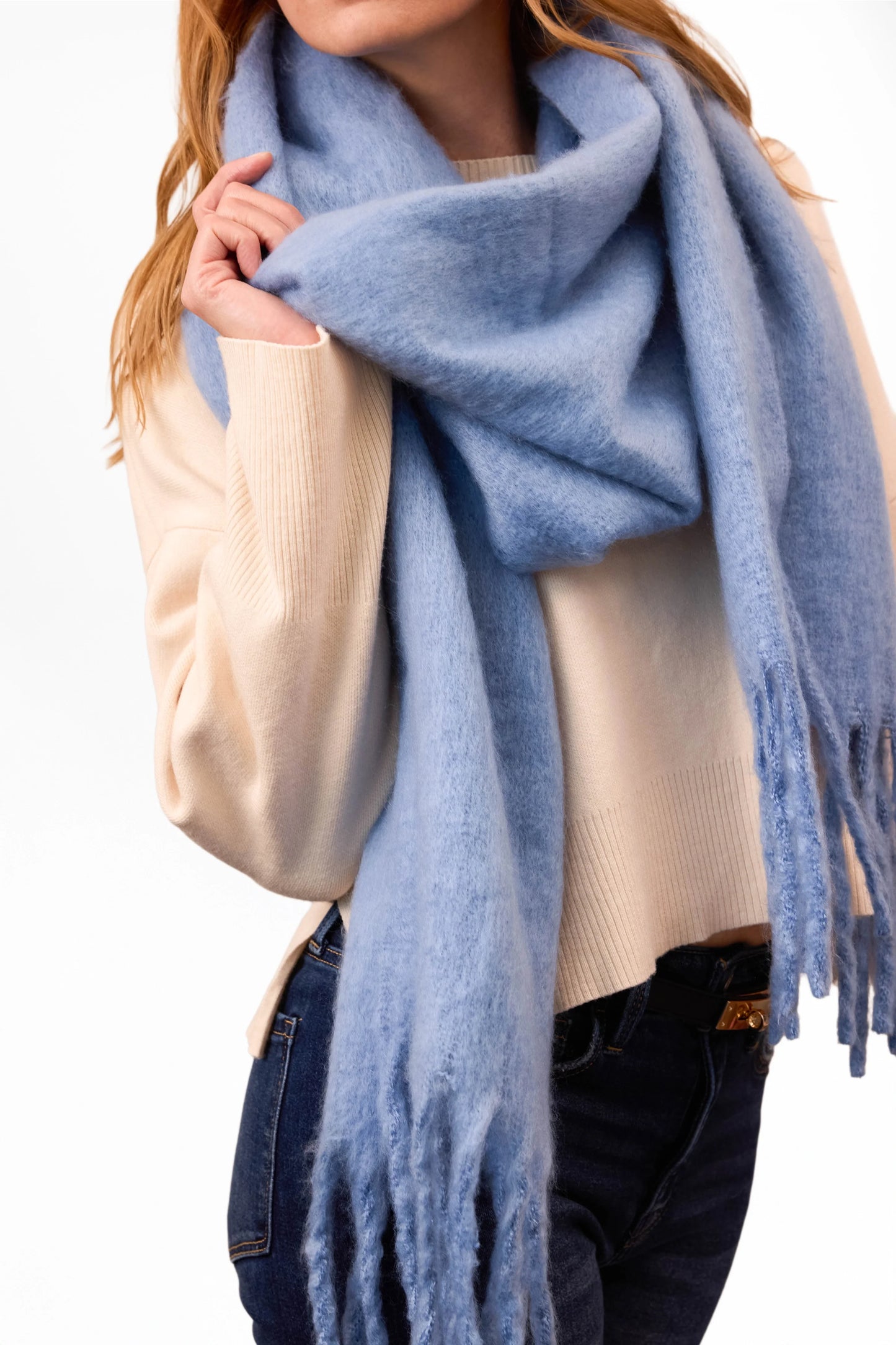 ALB Custom Women's Solid Fleece Scarf