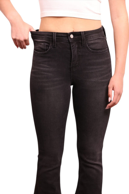The Rachel High-Rise Tummy Control Bootcut Jeans - Three Inseams (Black)