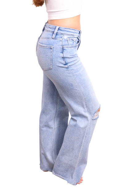 The Ginny High-Rise Wide Leg Denim