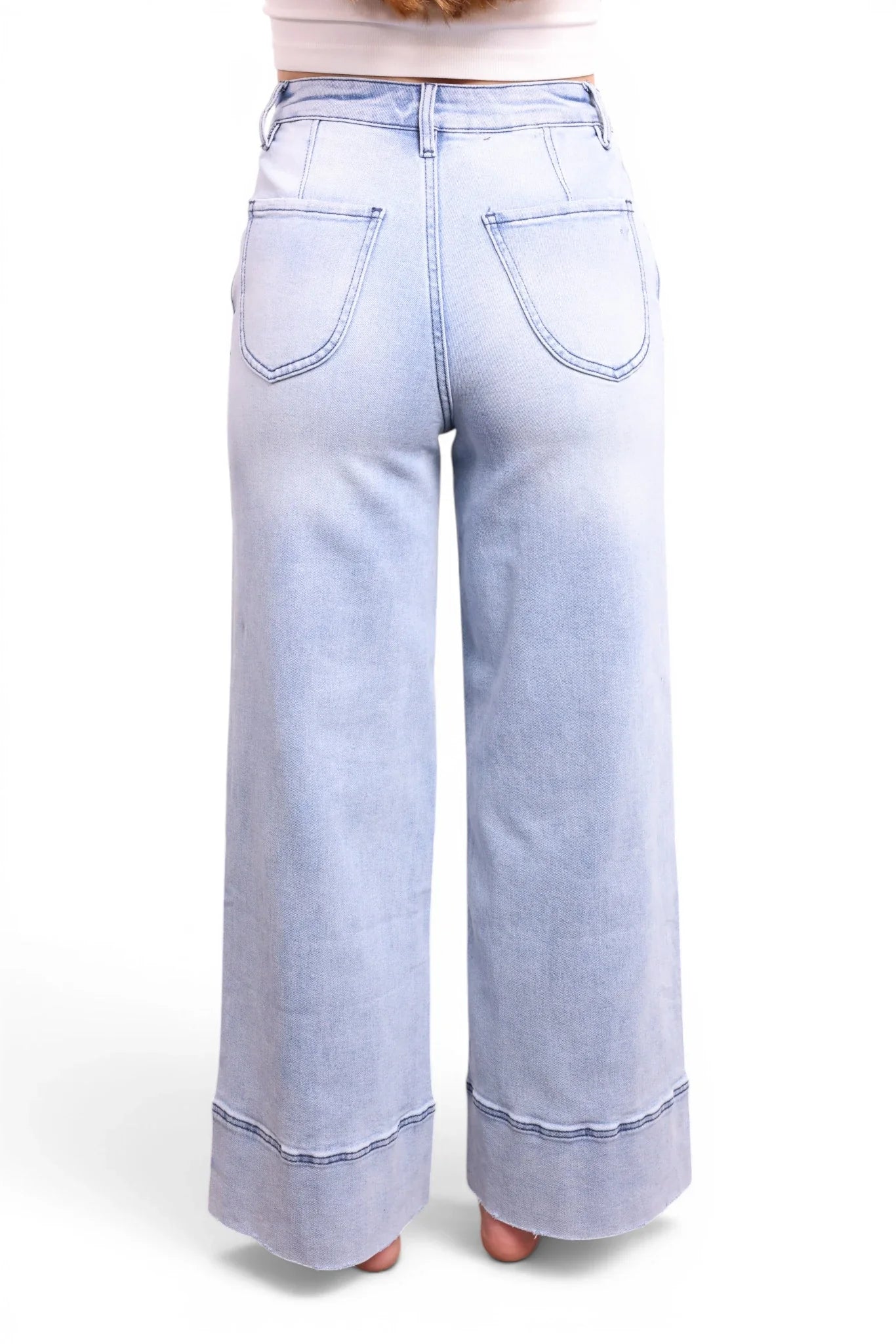 The Lynn High-Rise Booty Lifting Wide Leg Jeans