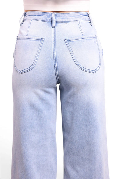 The Lynn High-Rise Booty Lifting Wide Leg Jeans