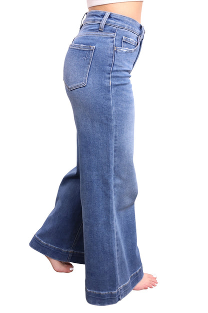 The Billy High-Rise Tummy Control Extreme Wide Leg Jeans - Three Inseams