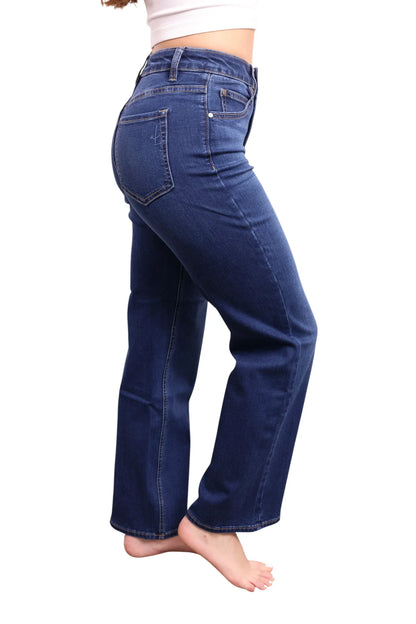 The Marie High-Rise Tummy Control Straight Leg Jeans - Three Inseams
