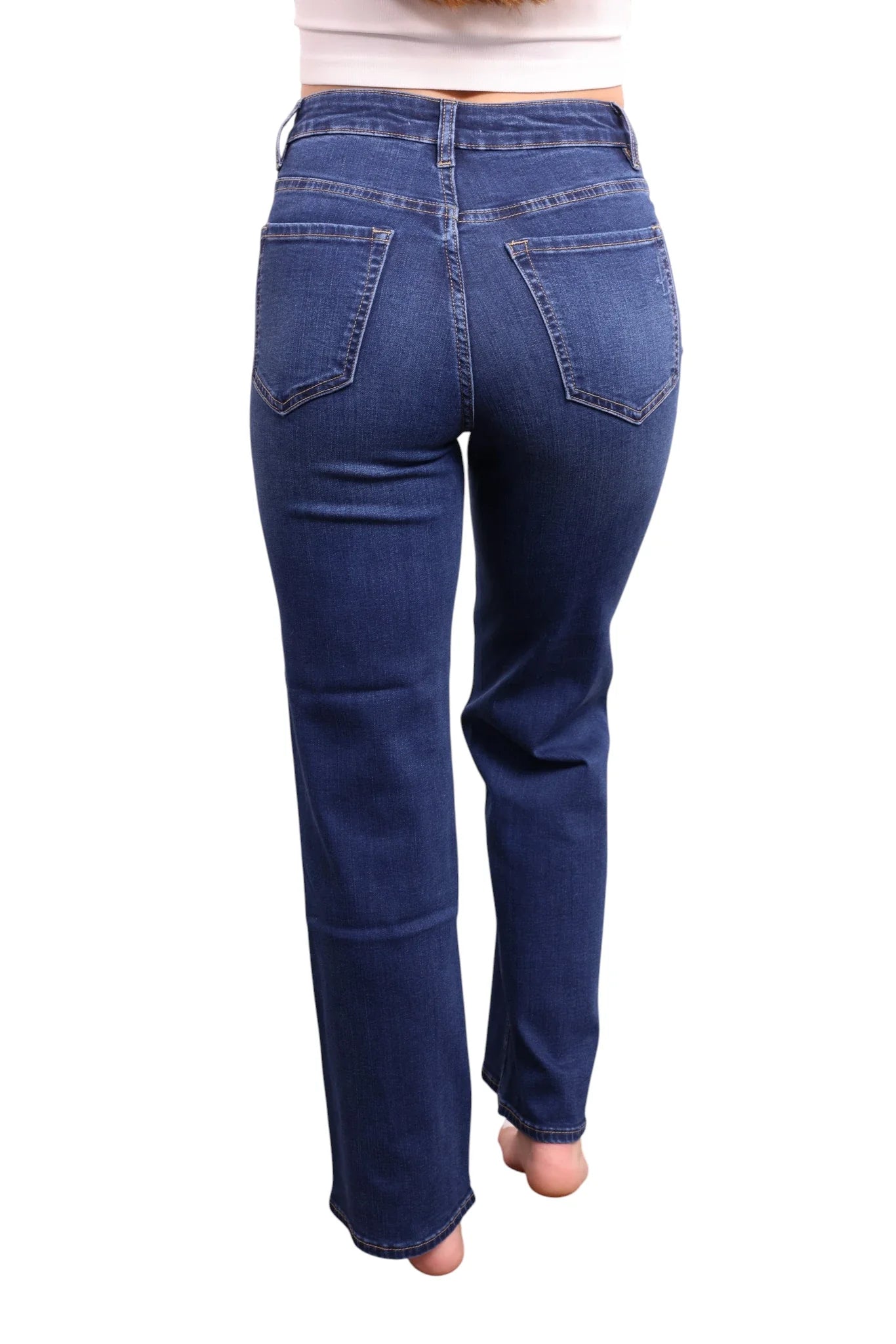The Marie High-Rise Tummy Control Straight Leg Jeans - Three Inseams