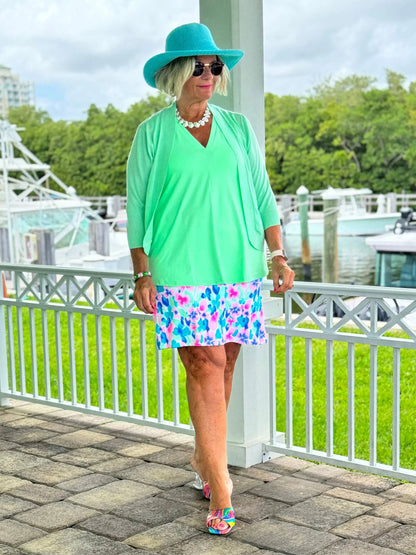 PINK PETALS SKORT