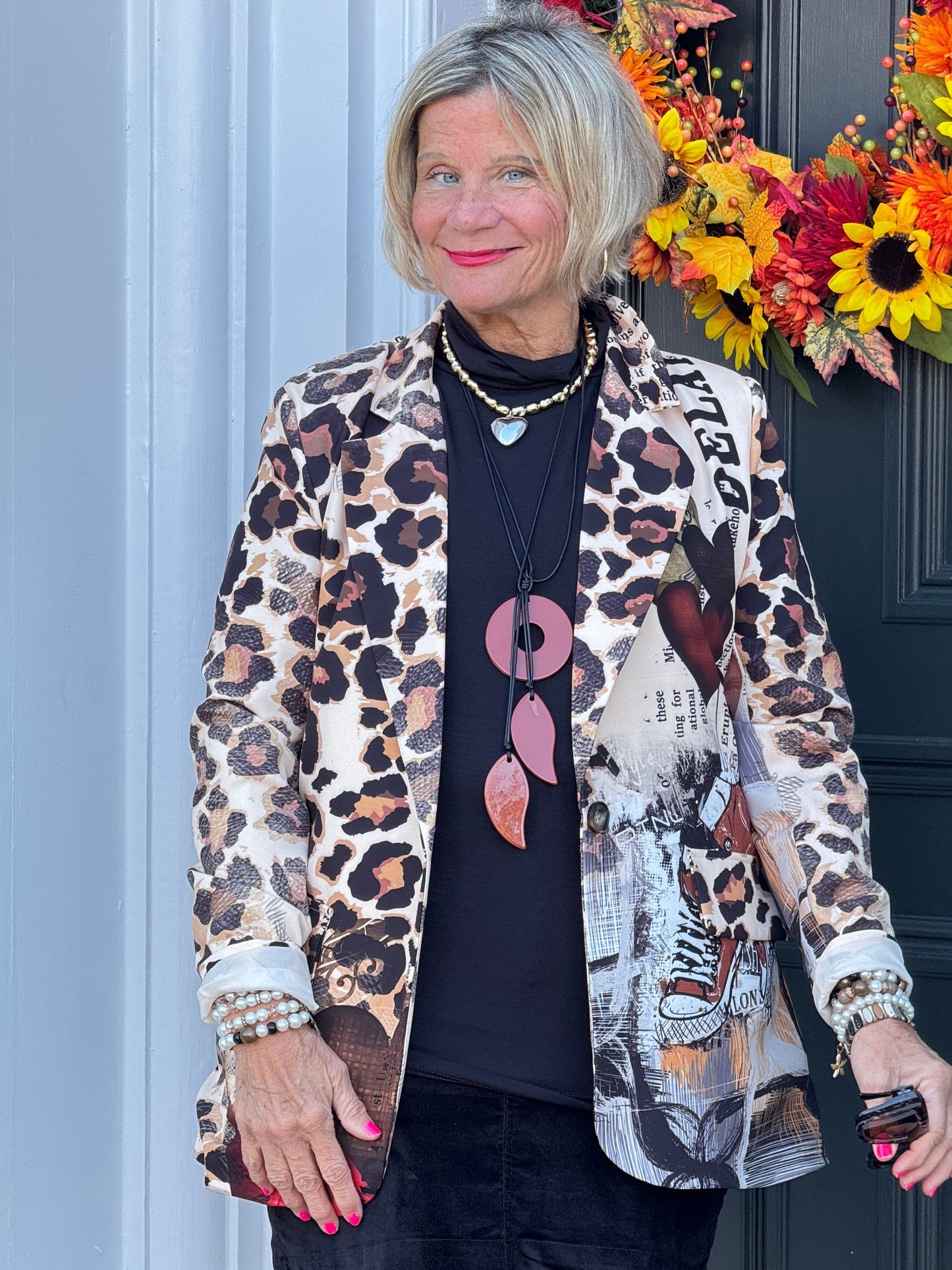 One Size Urban Wild – Leopard Print Blazer