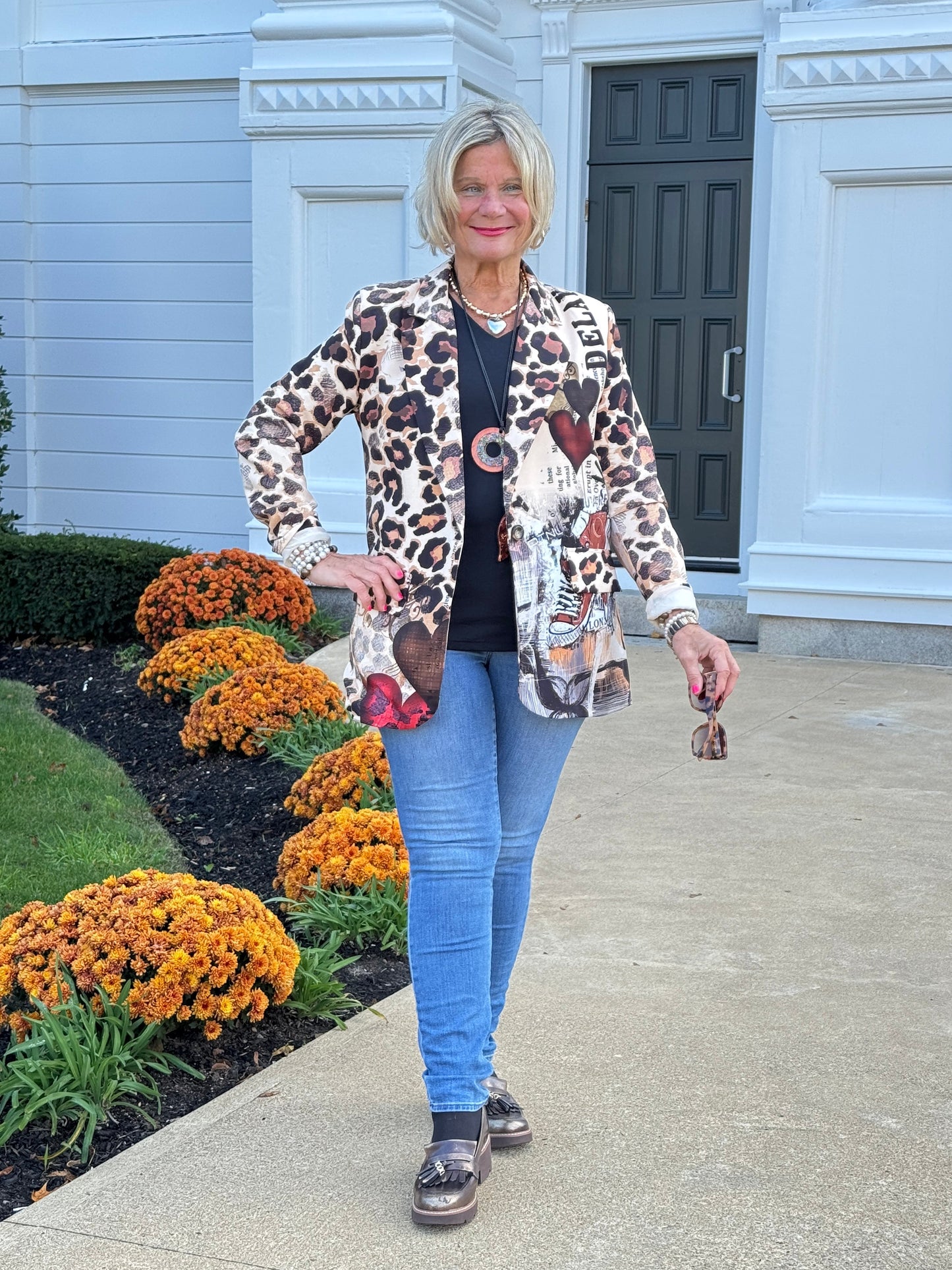 One Size Urban Wild – Leopard Print Blazer