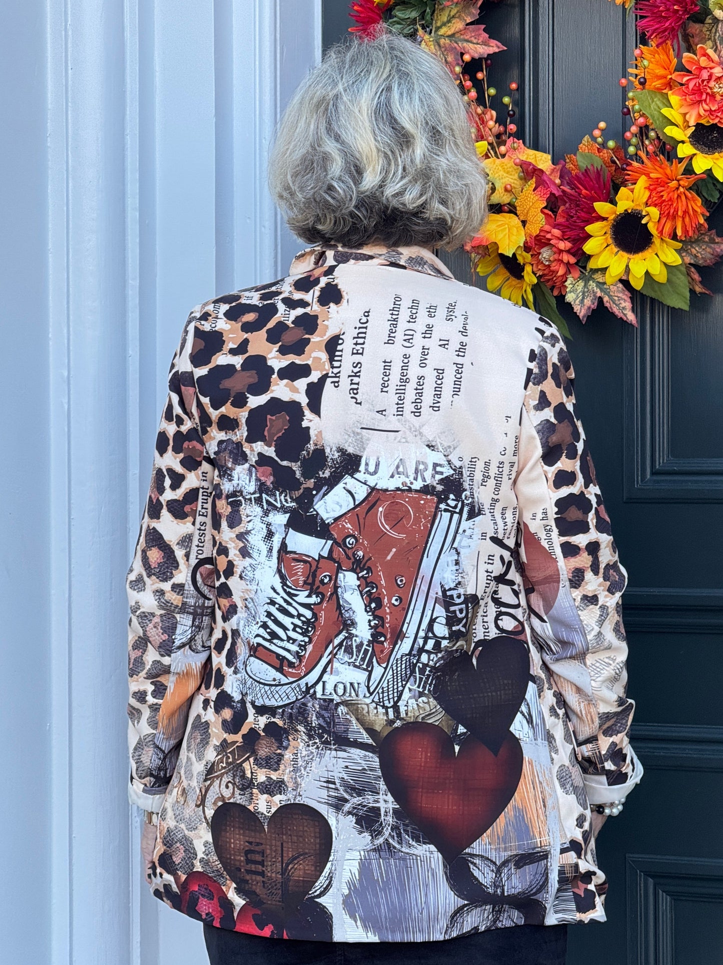 One Size Urban Wild – Leopard Print Blazer