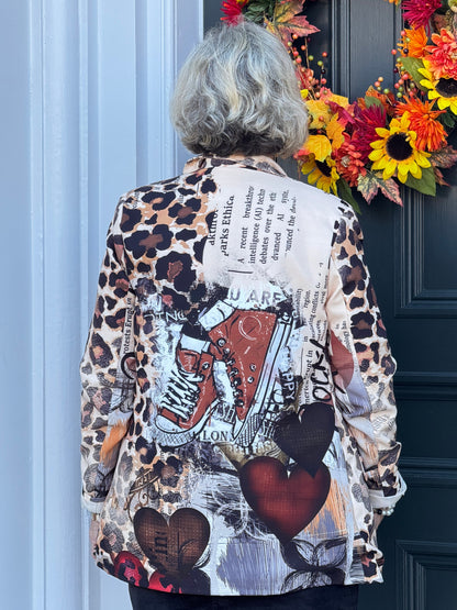 One Size Urban Wild – Leopard Print Blazer