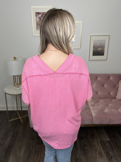 Need Your Love Women's Semi Sheer Knit Oversized Top