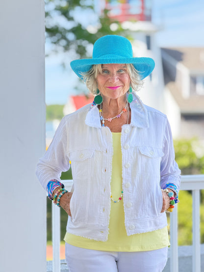 SEASIDE JEWELS LINEN JACKET