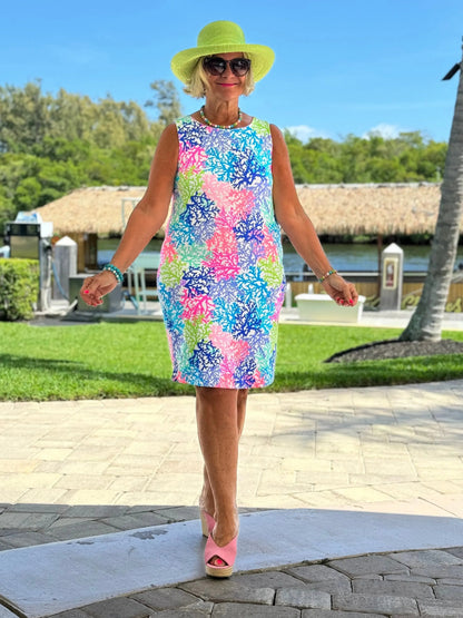 SALINA REEF SHIFT DRESS