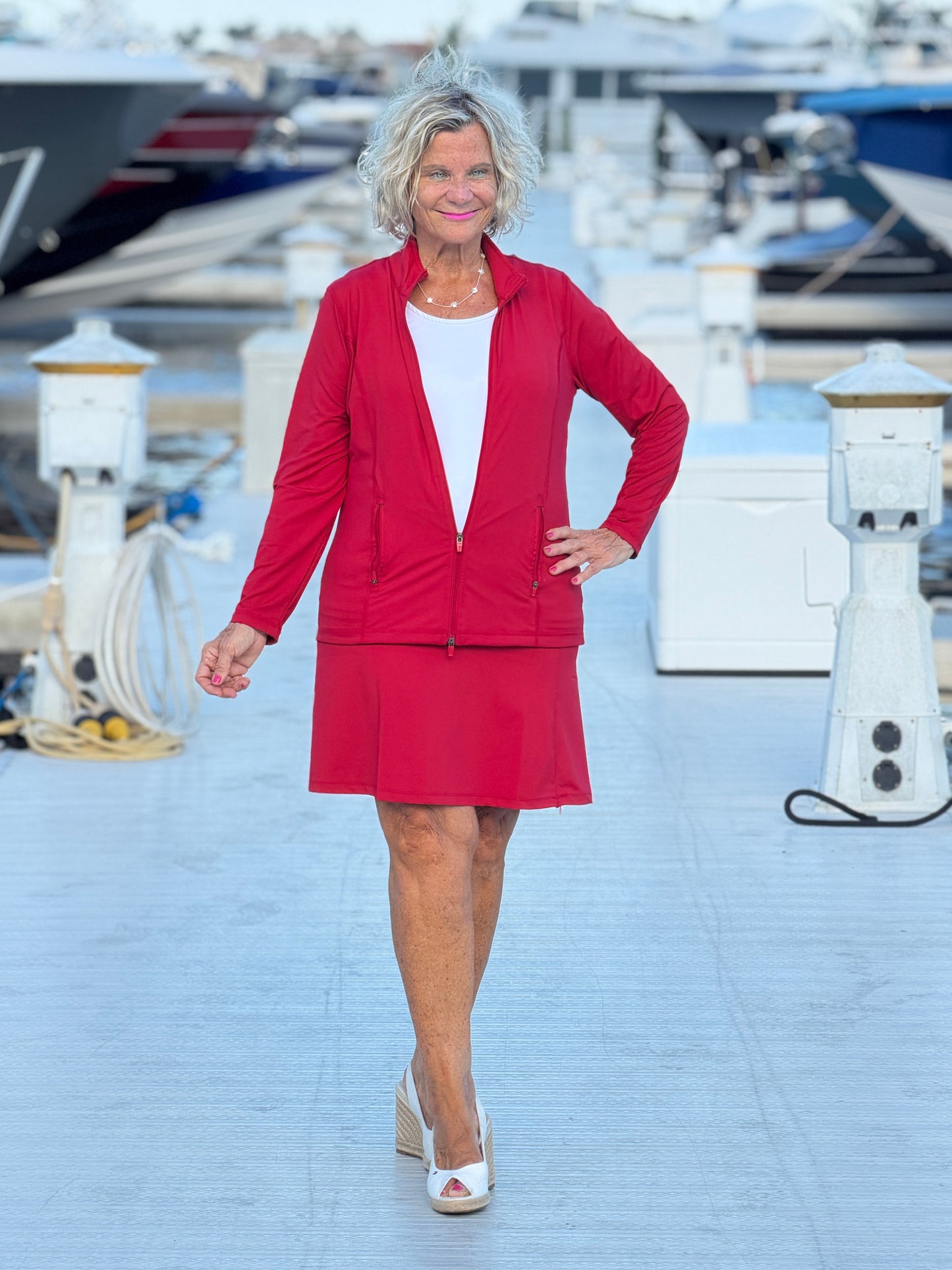 REGATTA RED SKORT