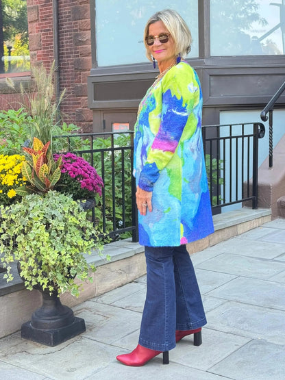RIVER CRUISE BLUE CARDIGAN
