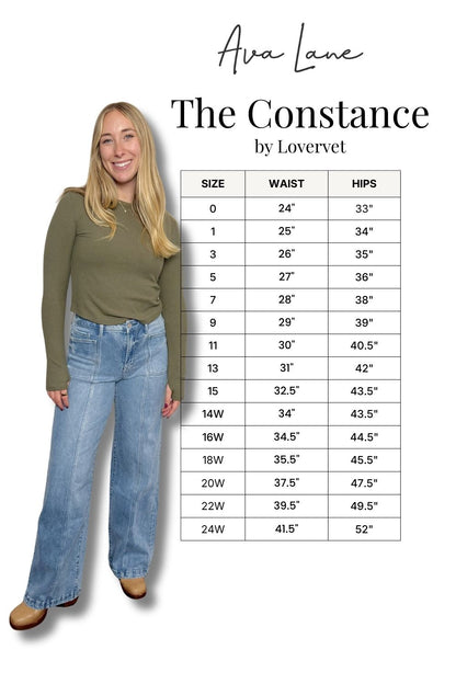 The Constance High-Rise Extreme Wide Leg Denim