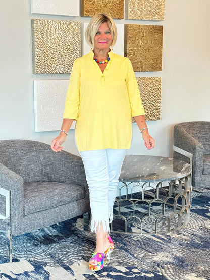 LULU-B YELLOW TUNIC