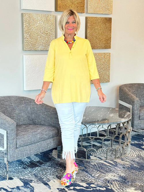 LULU-B YELLOW TUNIC