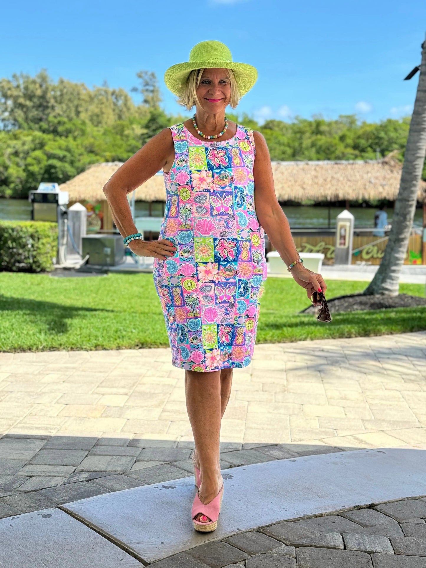 SANDY BEACH COLOR SHIFT DRESS