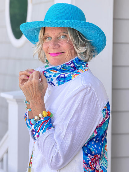 SEASIDE JEWELS LINEN JACKET
