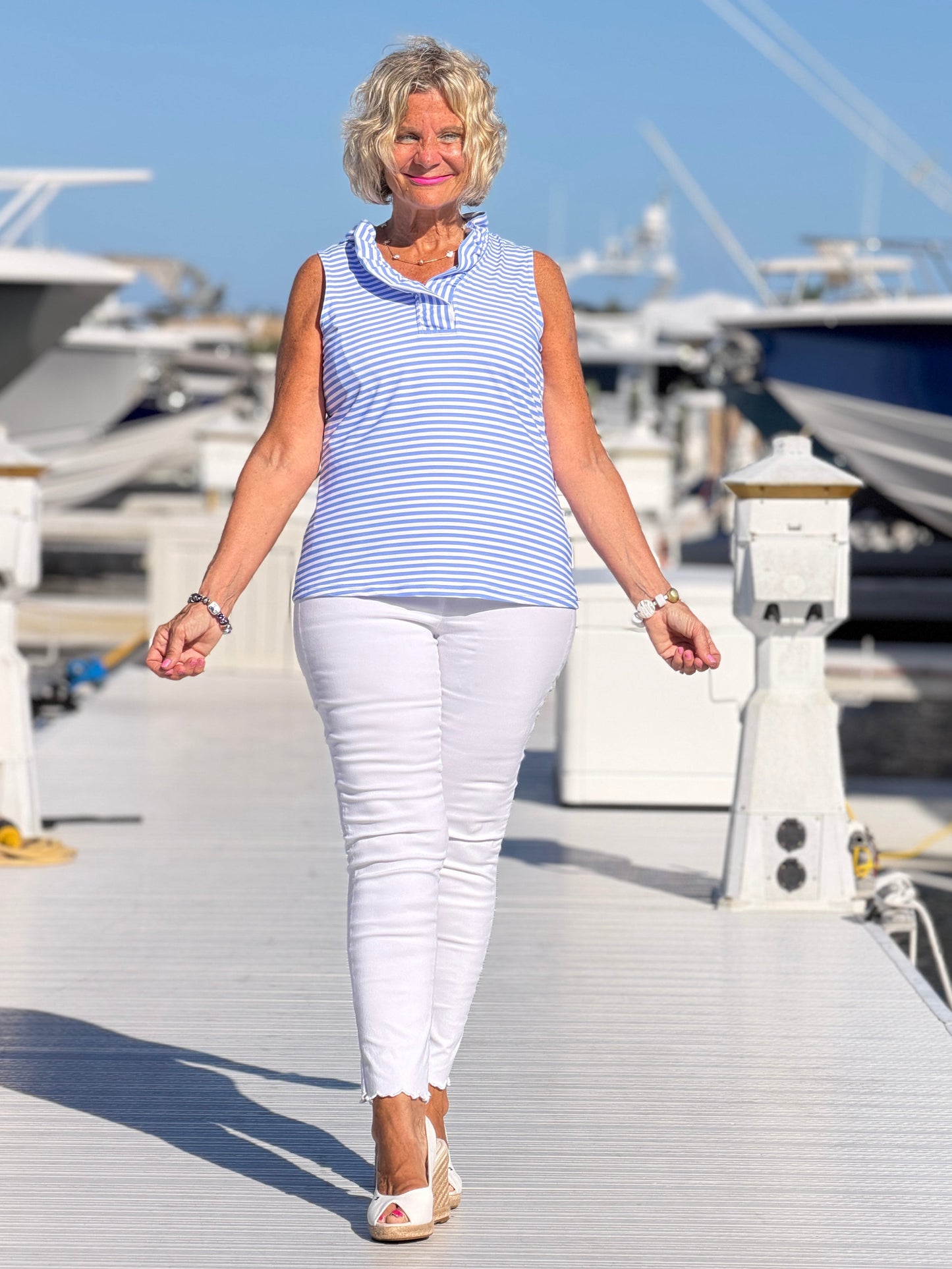 MARINA PERRI RUFFLE TOP