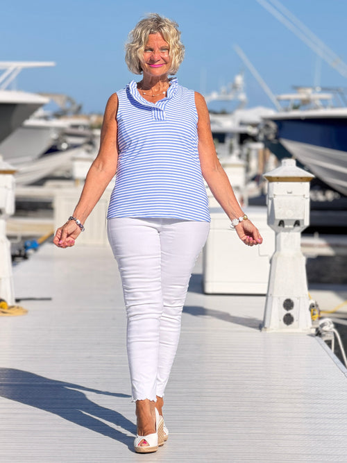 MARINA PERRI RUFFLE TOP