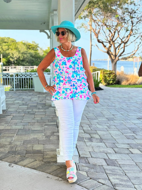PINK PETALS CHA CHA TANK
