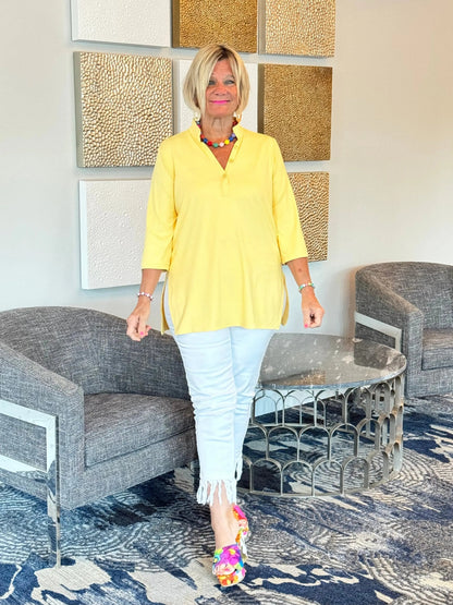LULU-B YELLOW TUNIC