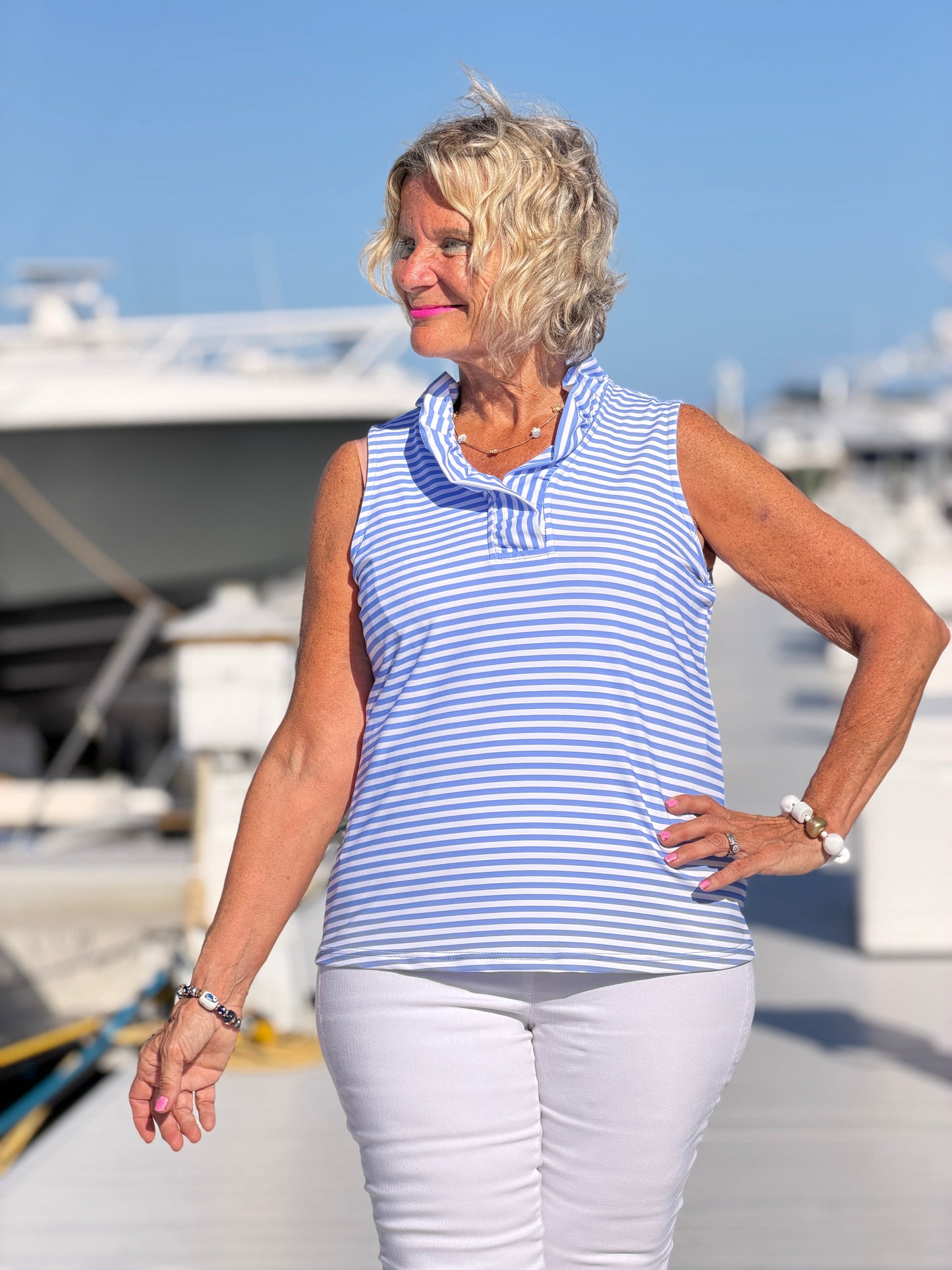 MARINA PERRI RUFFLE TOP