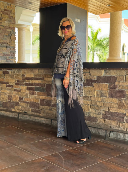 SOUTHERN NAVY DAY PALAZZO