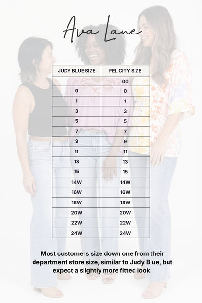 The Felicity High-Rise Tummy Control Wide Leg Denim - Three Inseams