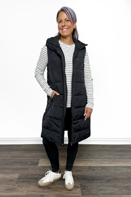 ALB Custom Women's Long Puffer Vest