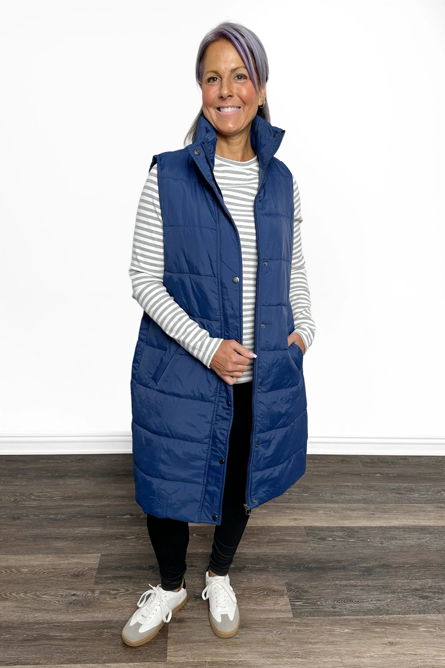 ALB Custom Women's Long Puffer Vest