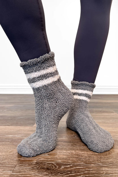 ALB Custom Women's Striped Plush Socks