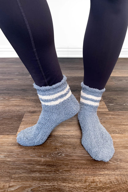 ALB Custom Women's Striped Plush Socks