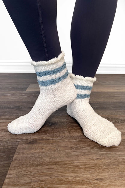ALB Custom Women's Striped Plush Socks