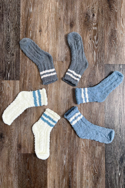 ALB Custom Women's Striped Plush Socks