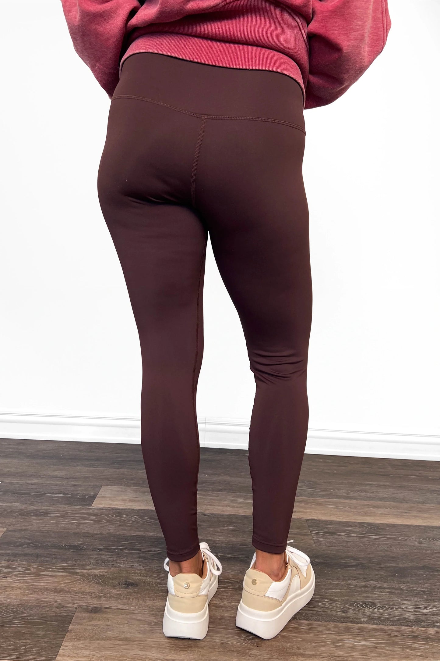 ALB Custom Women's Brown Everyday Essential Leggings - Two Inseams