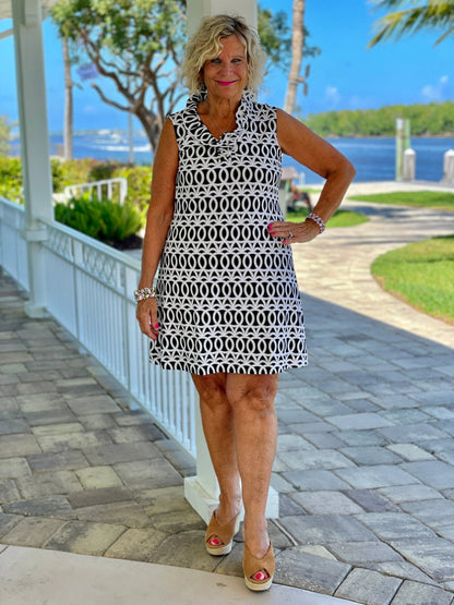 SANDBAR RUFFLE DRESS