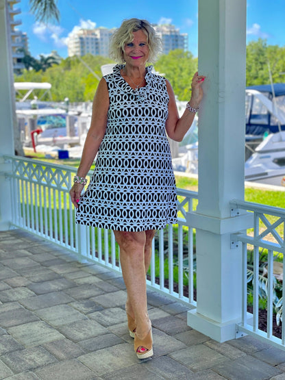 SANDBAR RUFFLE DRESS