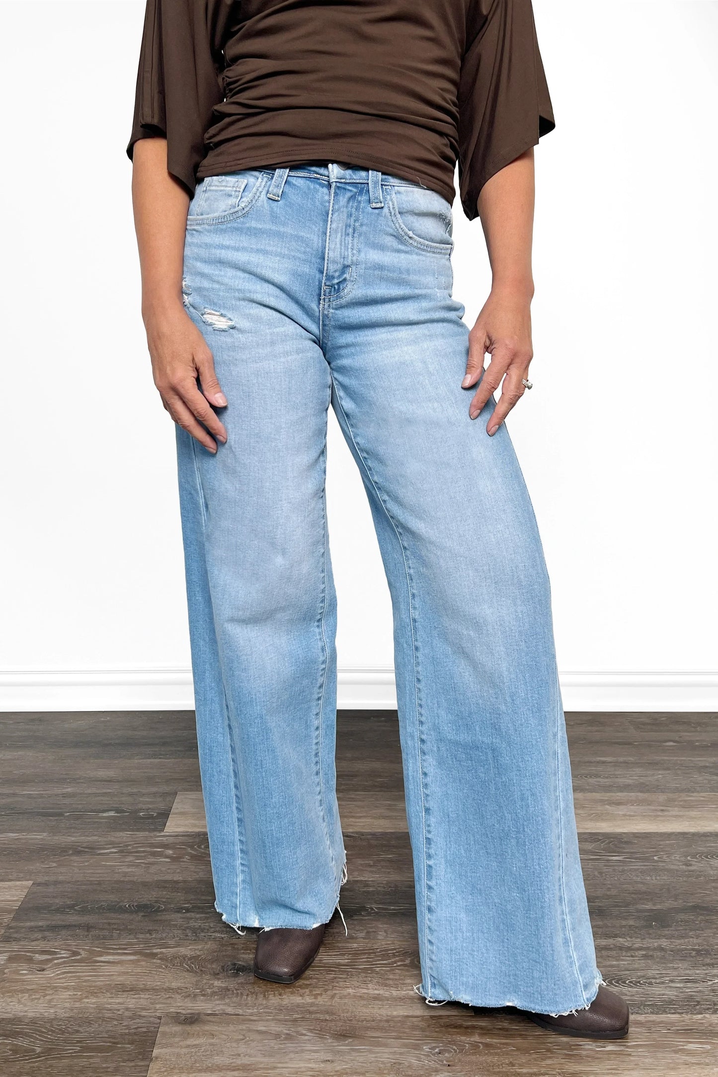 The Nikki High-Rise Extreme Wide Leg Denim