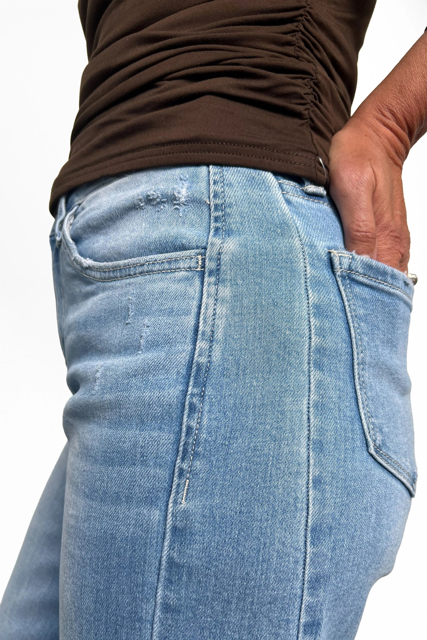 The Nikki High-Rise Extreme Wide Leg Denim