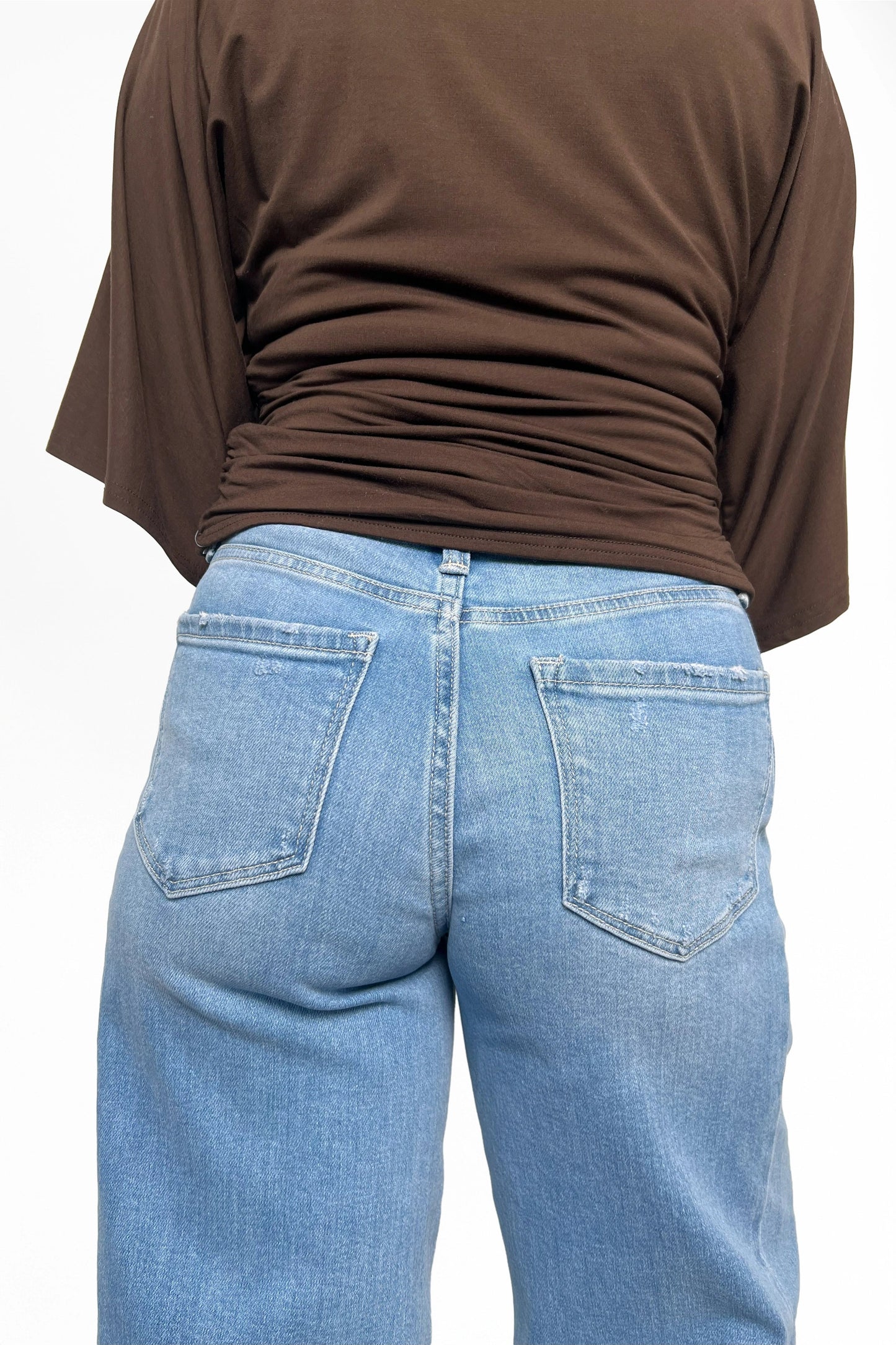 The Nikki High-Rise Extreme Wide Leg Denim
